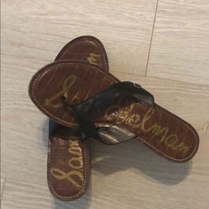 Sam Edelman wedge flip flops